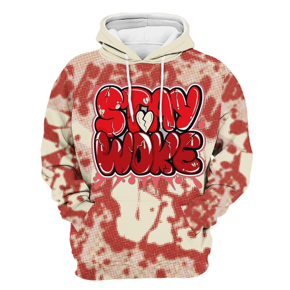 Hoodie To Match Cement Grey 3s - Stay And Woken Street All Over Print