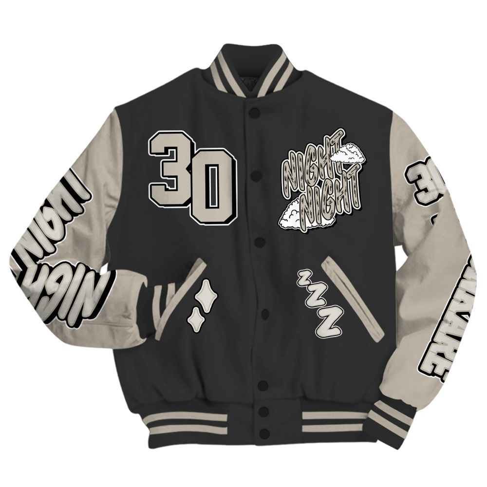 Varsity Jacket To Match RM Light Bone 4s - Seeya Skeleton All Over Print