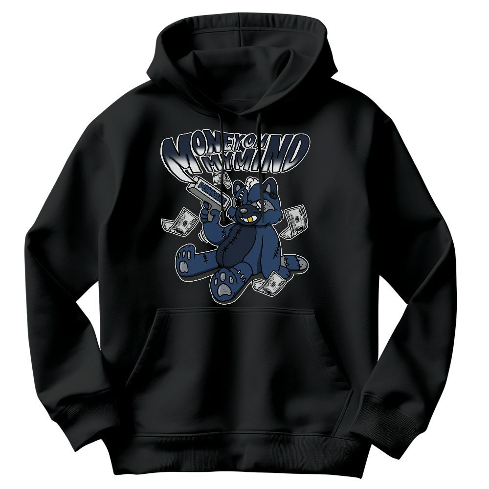 Sweatshirt To Match Midnight Navy 4s - Money On My Mind Raccoon Graphic