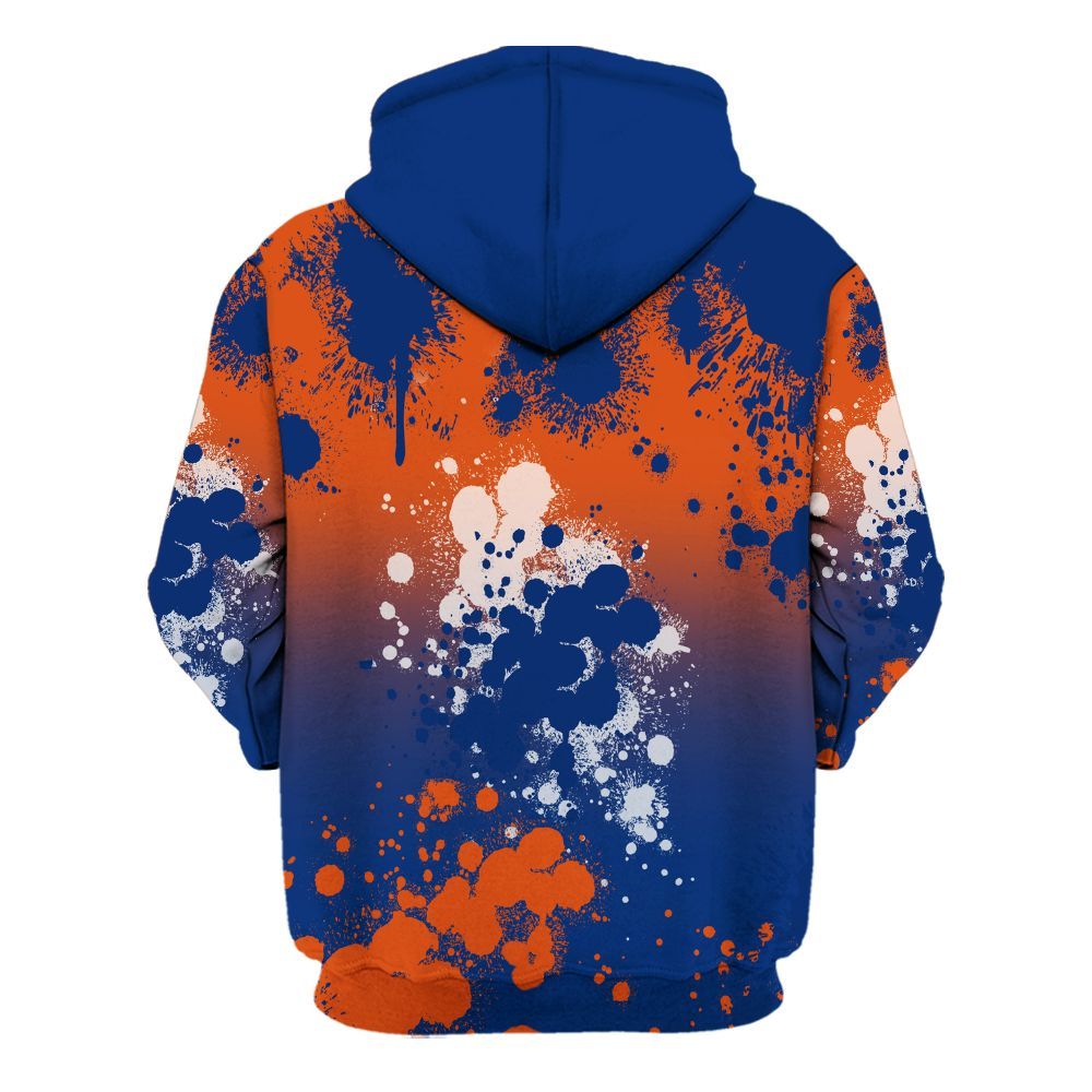 Hoodie To Match Mid Knicks 1s - Trust No One Scary All Over Print