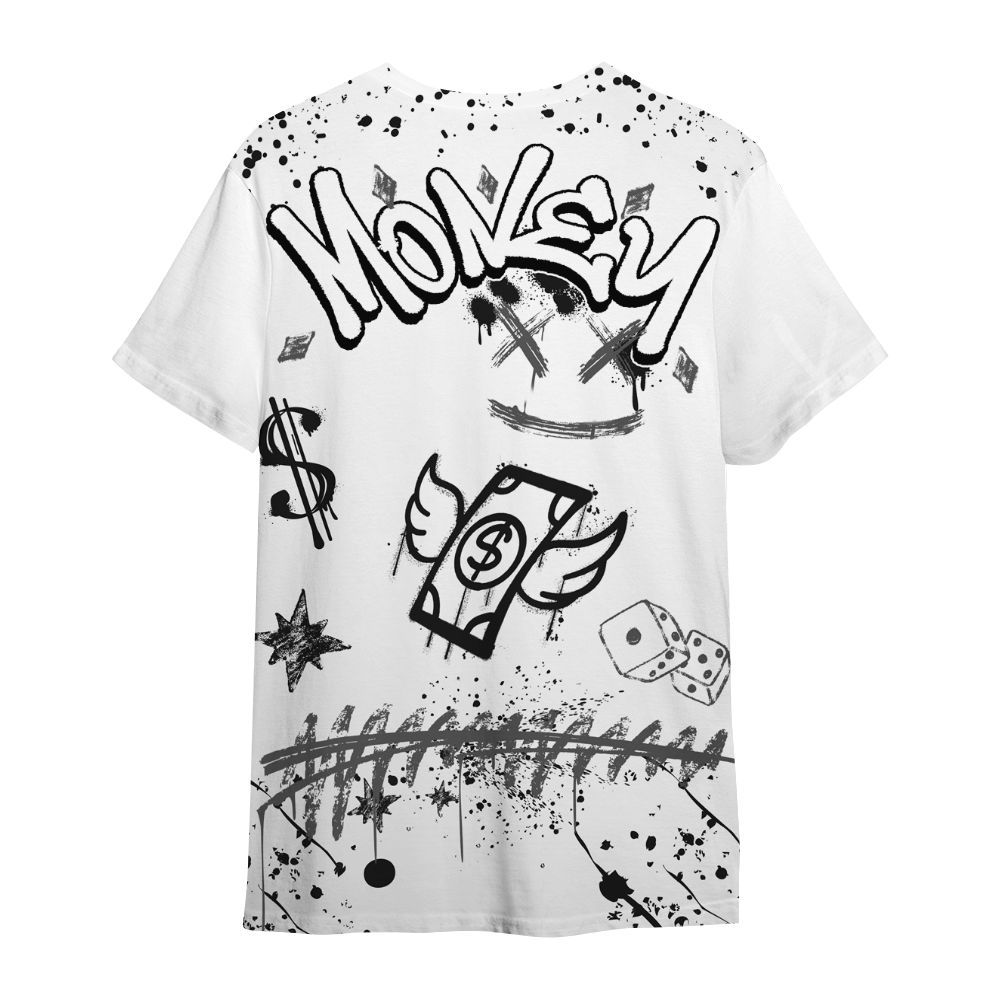 Shirt To Match Low Black Pack 14s - Everybody Paid In Full Crayon All Over Print