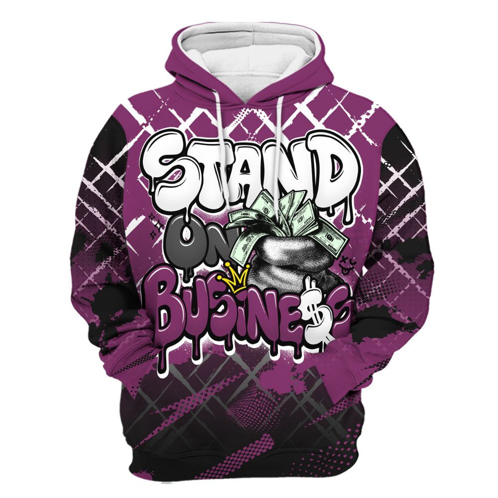 Hoodie To Match Air Max Sunder Gore Tex Bold Berry - Halftone Stand Business Dripping All Over Print