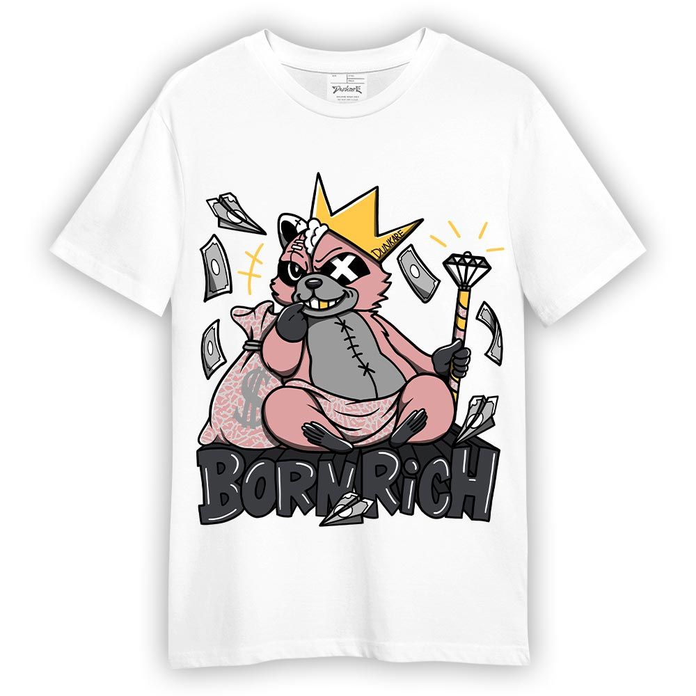 Shirt To Match T-Shirt Born Rich Raccoon, Red Stardust 3s T-Shirt To Match Sneaker 2404 DNY