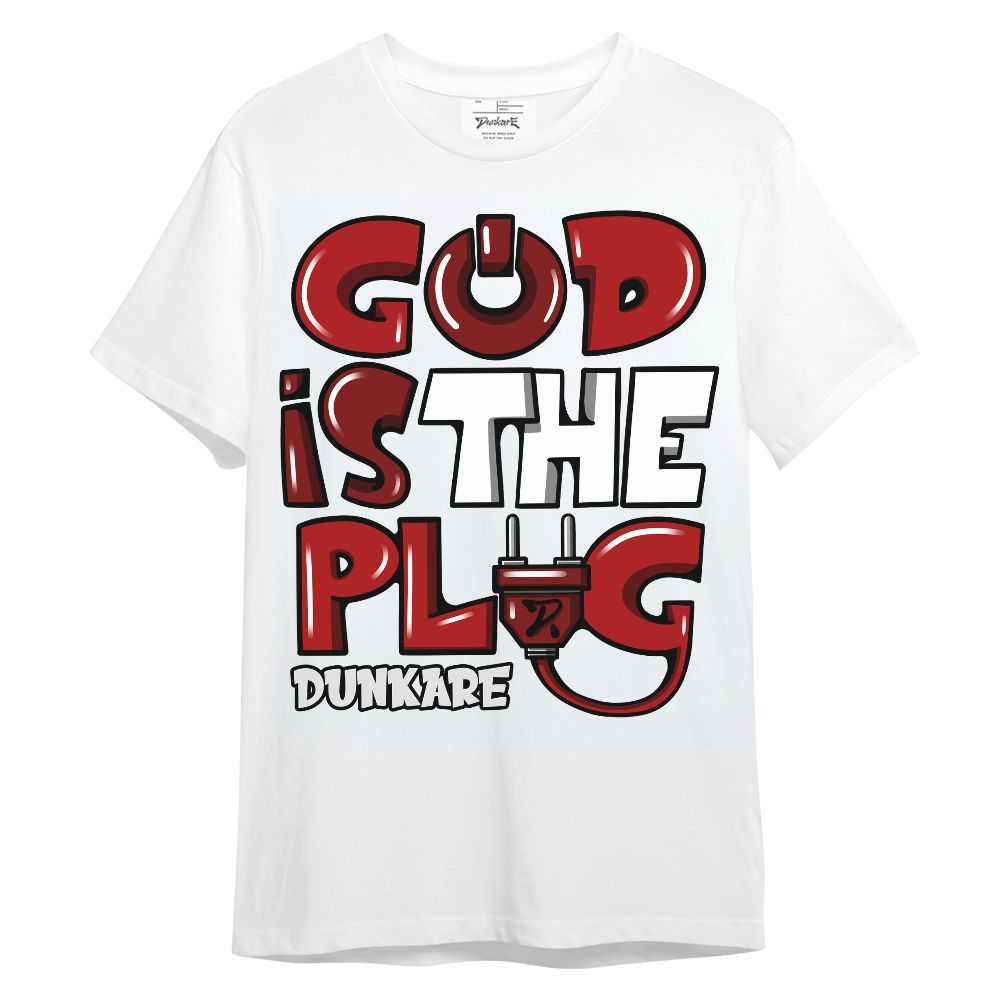 Shirt To Match Red Taxi 12s - God Is The Power Cord Unisex Shirt