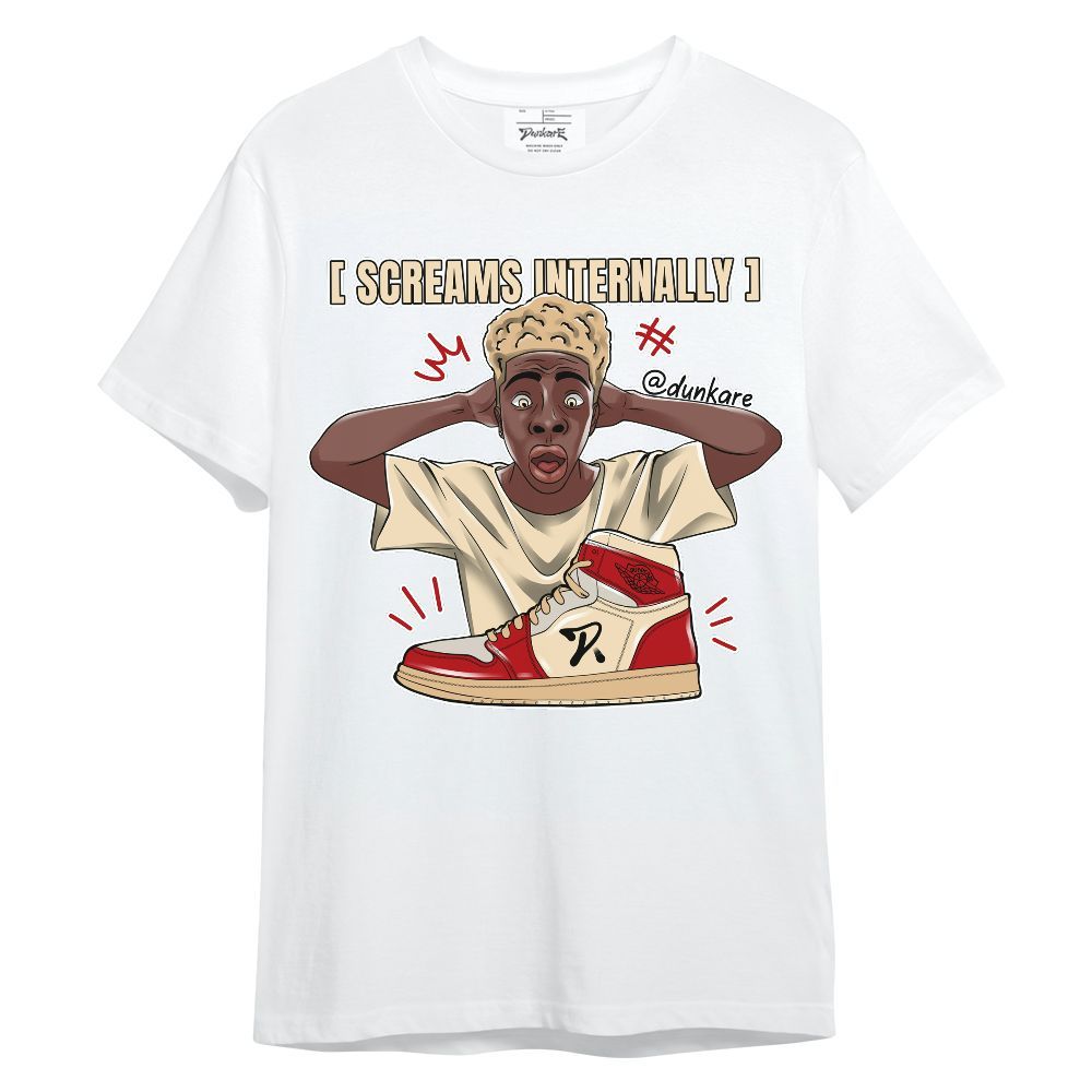 Shirt To Match Dunk Low Strawberry Waffle - Scream Internally Unique Unisex Shirt