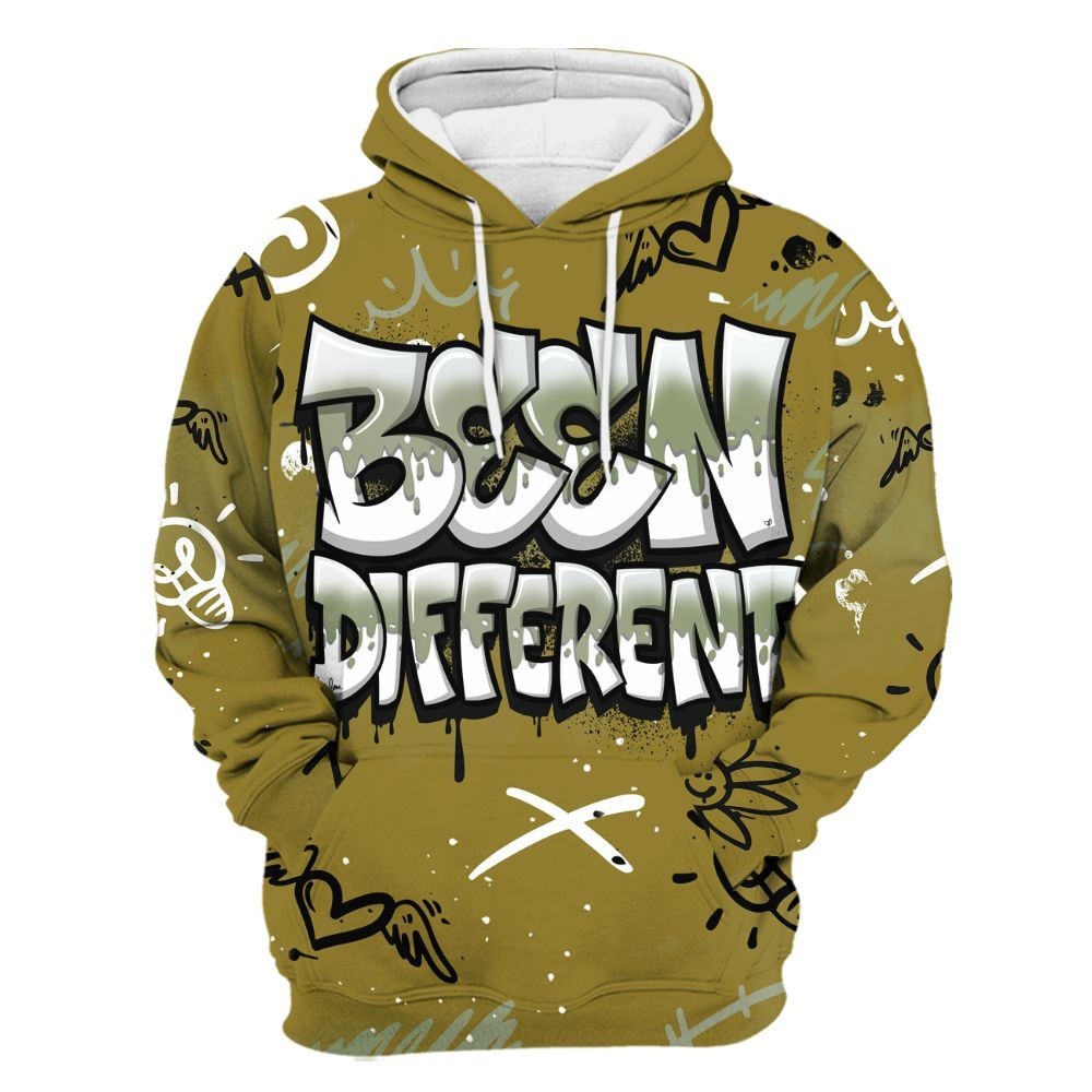 Hoodie To Match Air Flightposite Metallic Gold - Drip Been Di2ferent All Over Print