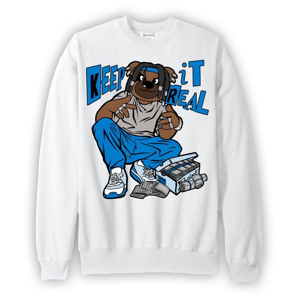 Sweatshirt To match Industrial Blue 4s Sweatshirt - Keep_in Auth Bear Graphic