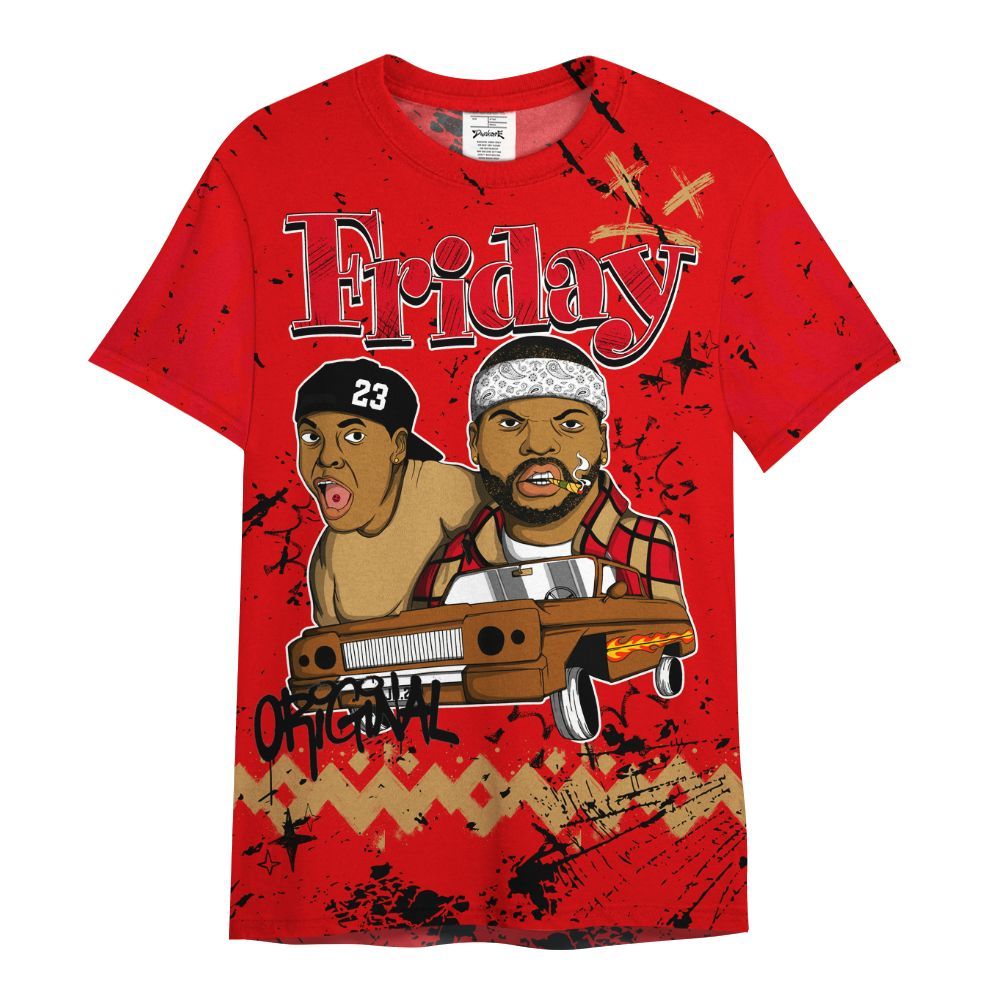 Shirt To Match Kobe 5 Red Year Of The Mamba - Friday Sneaker Crayon All Over Print