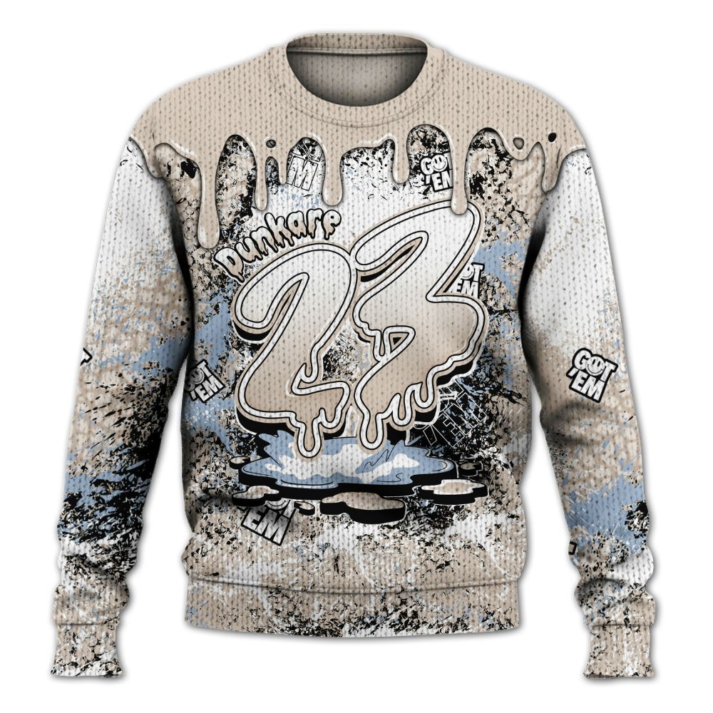 Sweater To Match Desert Sand 3s - Dripping 23 Drip Graphic