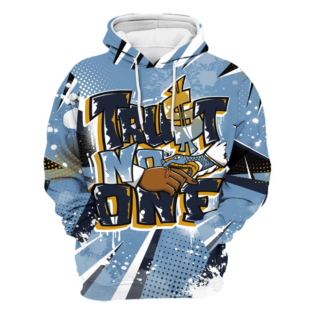 Hoodie To Match High OG First In Flight 1s - Poly Trust No One Dripping All Over Print