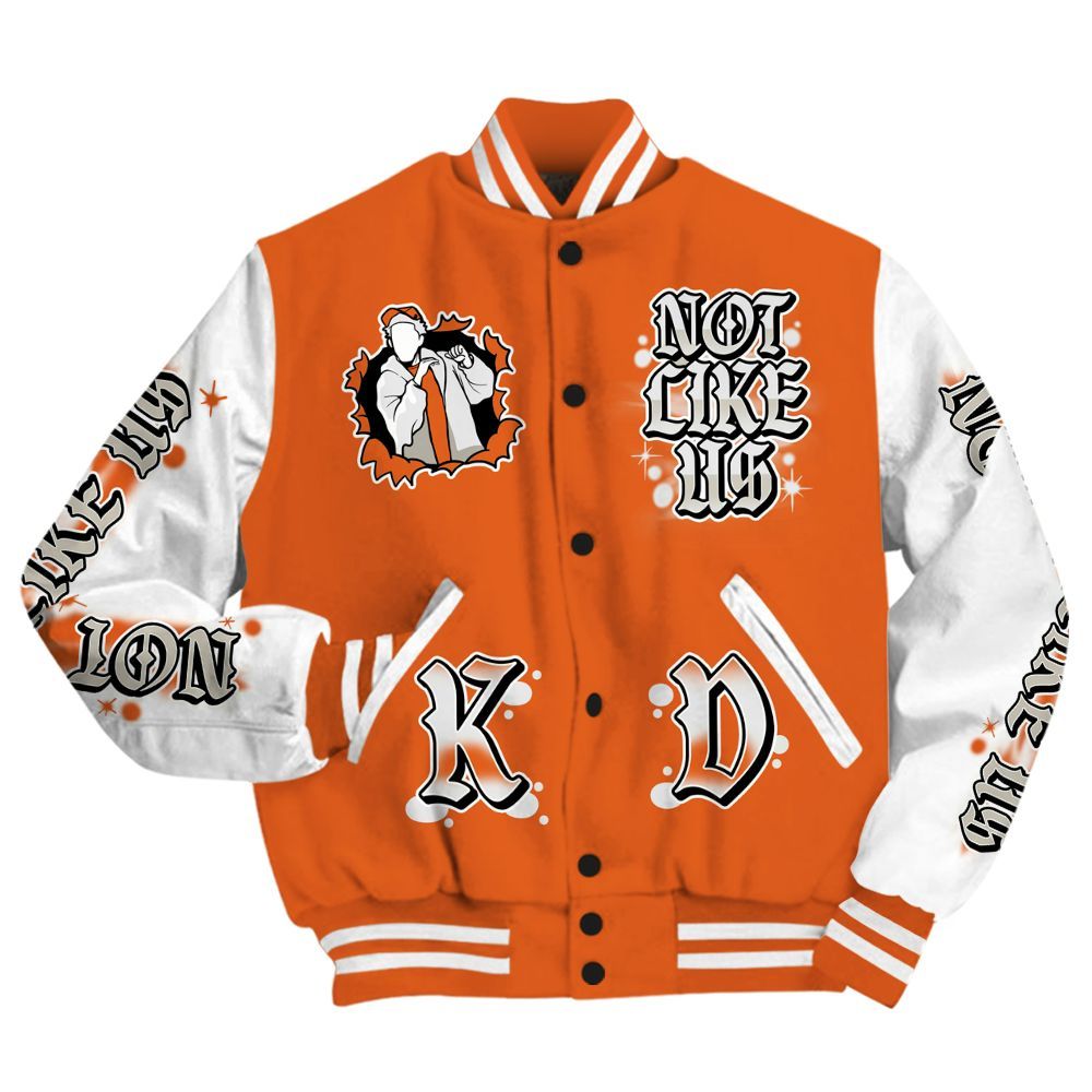 Varsity Jacket To Match High OG Starfish 1s - None Like Us Graphic All Over Print