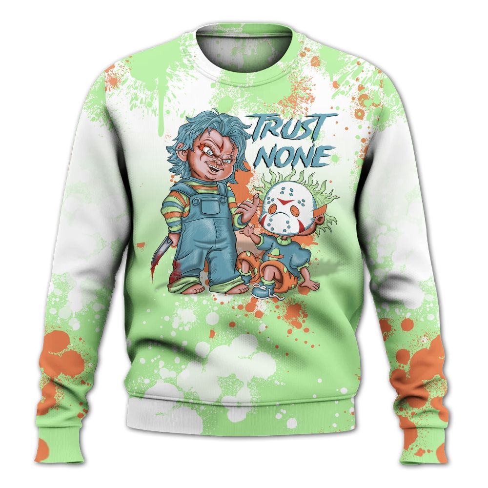 Sweatshirt To Match Kobe 9 Elite What The - Trust No One Scary All Over Print