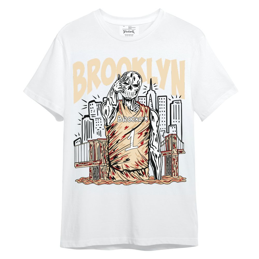Shirt To Match Dunk Low Strawberry Waffle - Brooklyn's Skeleton Unisex Shirt