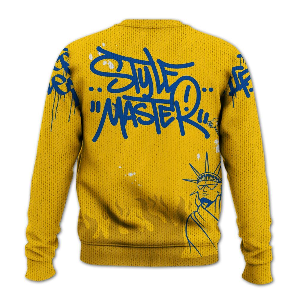 Knitted Sweater To Match High Laney 1s - Graphic Fck Around Find Out