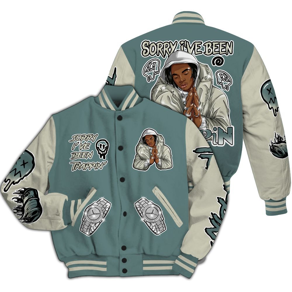 Varsity Jacket To Match AMM Low 17s - Trappin' Unique All Over Print