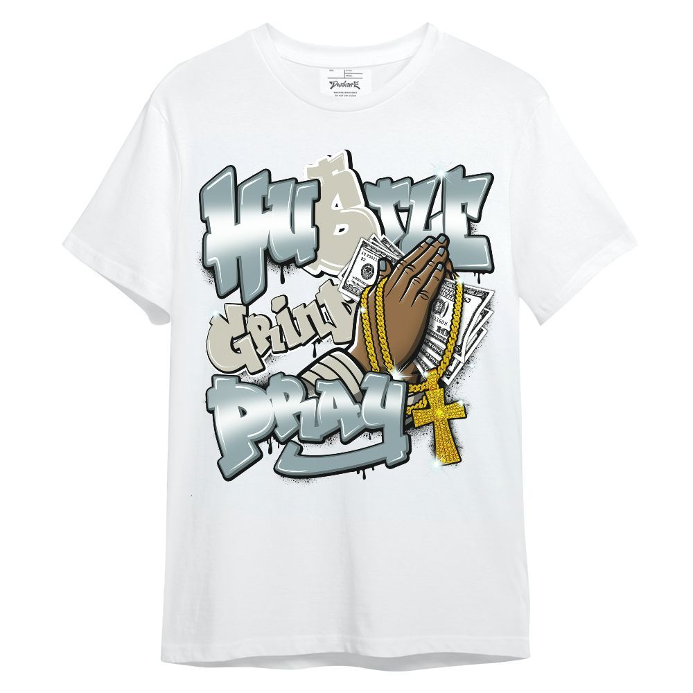 Shirt To Match AMM Low 17s - Hustle, Money Pray Streetwear Unisex Shirt