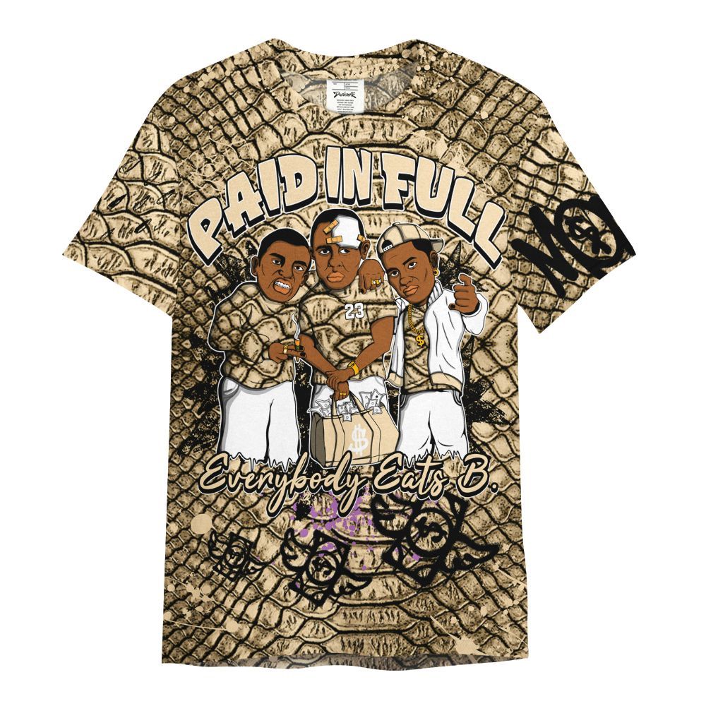 Shirt To Match Kobe 9 EM Mambacita - Everybody Paid In Full Crayon All Over Print