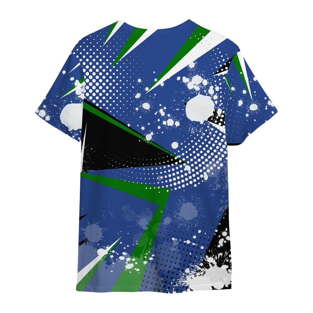 Shirt To Match Retro Hyper Royal 13s - Poly Trust No One Dripping All Over Print