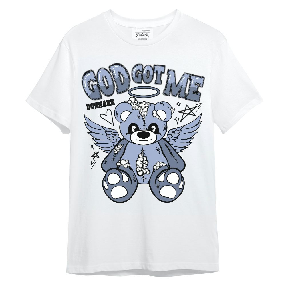 Shirt To Match Retro Blue Grey 13s - Gods Guides Me Bear Unisex Shirt