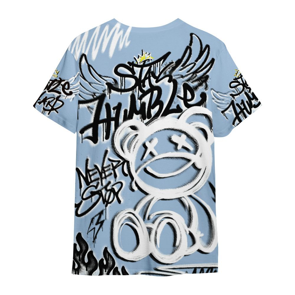 Shirt To Match High University Blue 1s - Humble Drip Streetwear Graffity All Over Print