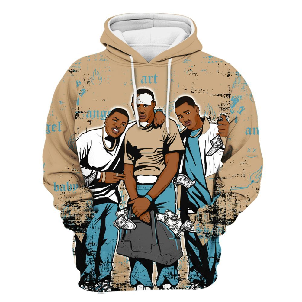 Hoodie To Match H-Town 11s - Paid In Full Money All Over Print