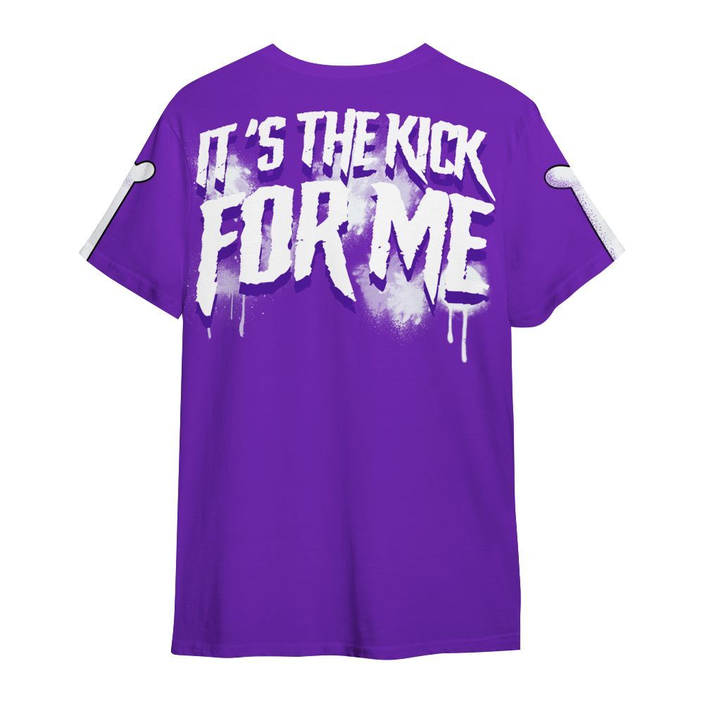 Shirt To Match Retro Dark Iris 3s - It's The Kick For Me All Over Print