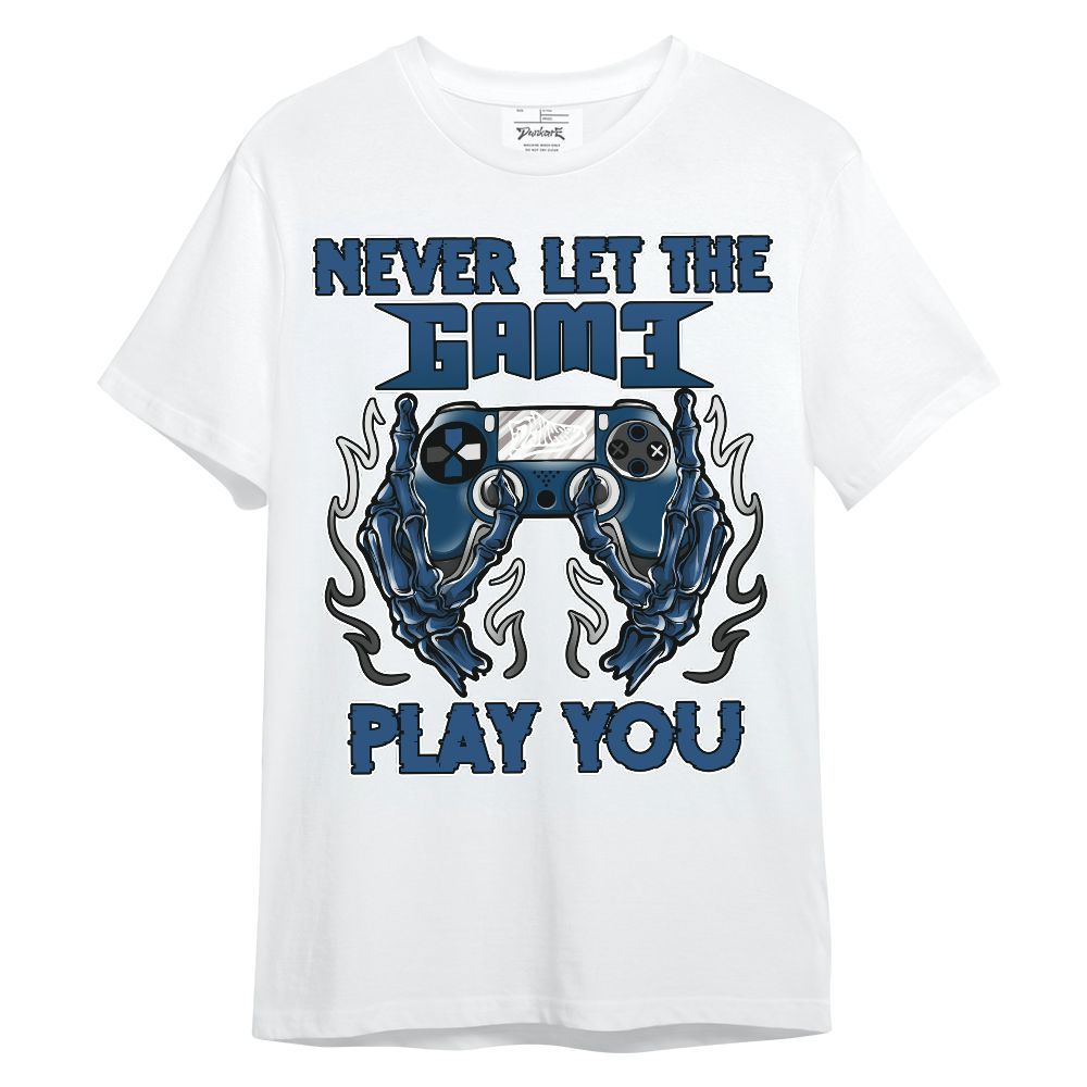 Shirt To Match High OG Midnight Navy 1s - PlayGame Skull Unisex Shirt