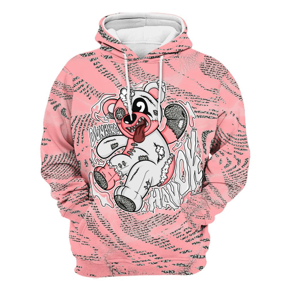 Hoodie To Match Retro Wings 3s - Havok Bear All Over Print