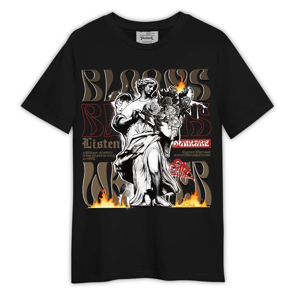 Shirt To Match Olive 9s - Blooms Whisper Shirt Outfit