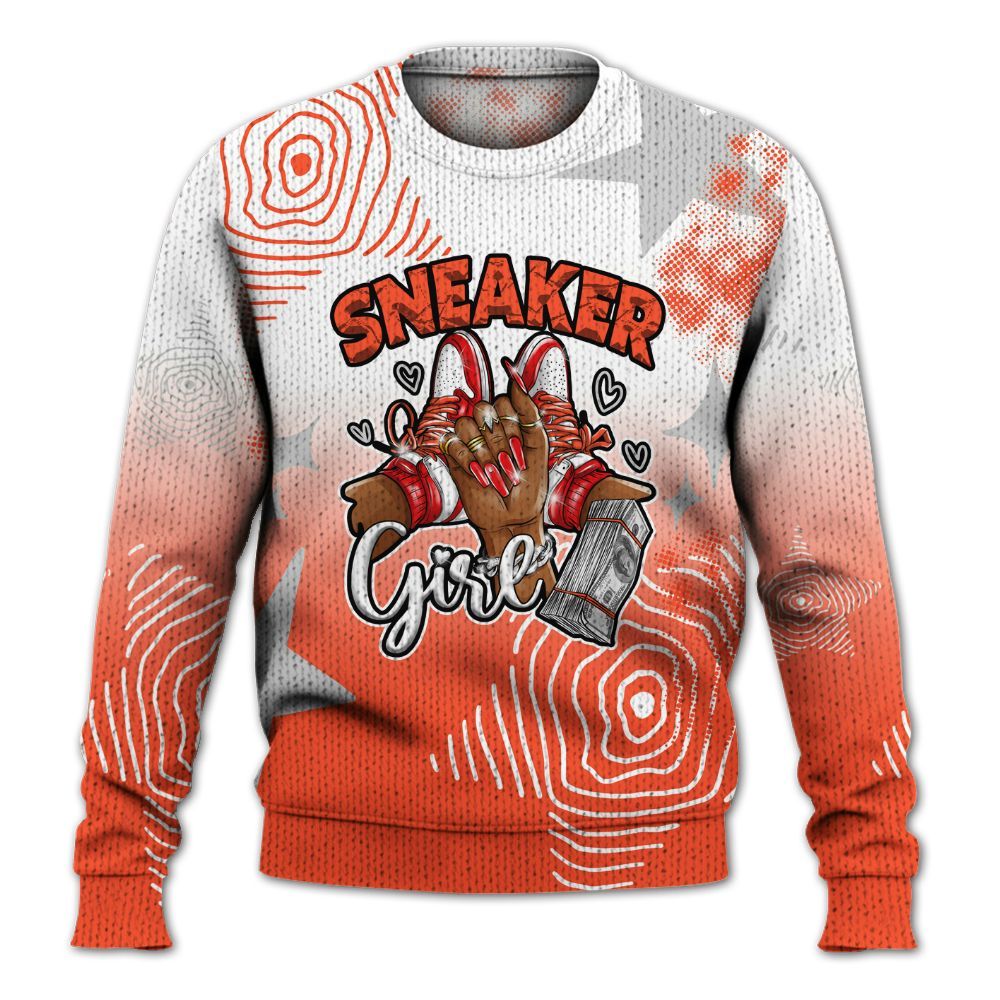 Knitted Sweater To Match Air Max 1 86 Cosmic Clay - Sneakerz Girlz Unique Starz