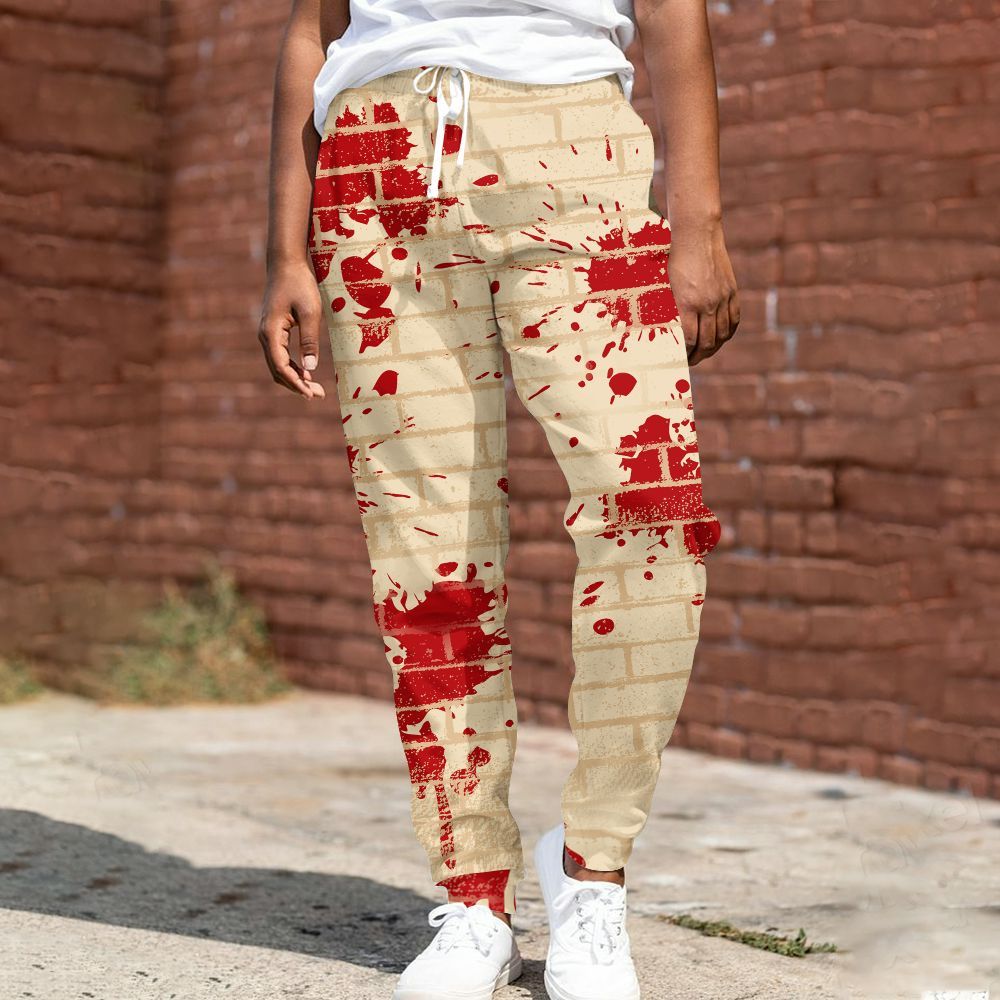 Sweatpant To Match Dunk Low Strawberry Waffle - Brick All Over Print