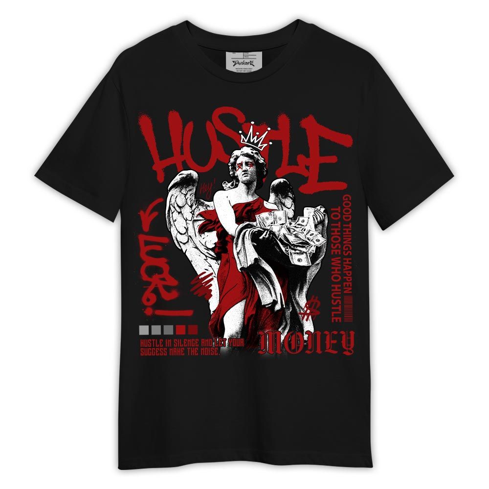 Shirt To Match Red Taxi 12s - Lucky Money Retro Shirt Red Taxi 12s Outfit