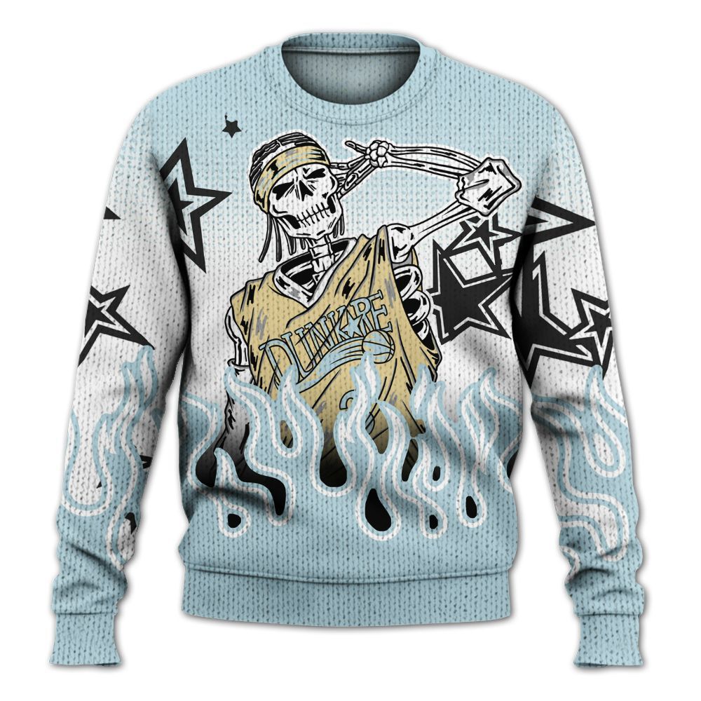 Knitted Sweater To Match Low Year Of The Snake 11s - Allen Answer Unique Fire Custom Name