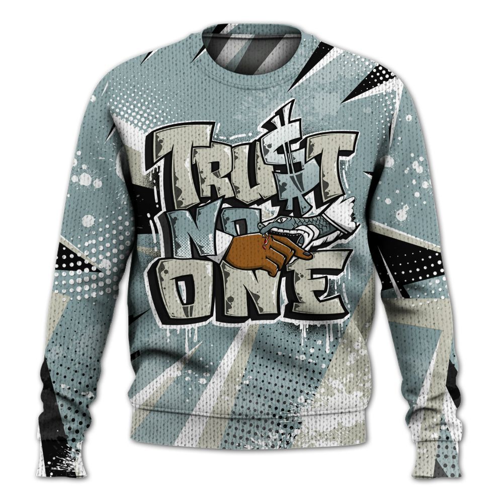 Knitted Sweater To Match AMM Low 17s - Poly Trust No One Dripping