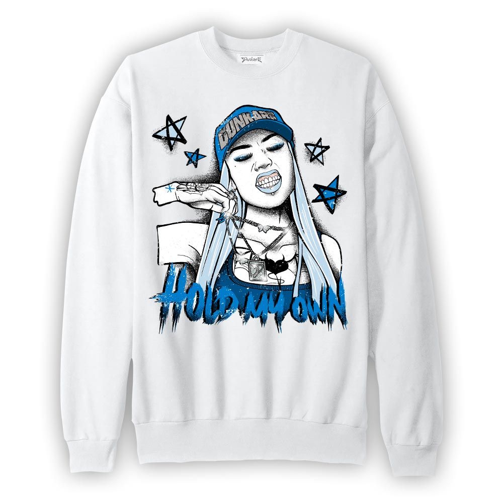 Sweatshirt To match Industrial Blue 4s Sweatshirt - Hold My-O Unique Graphic