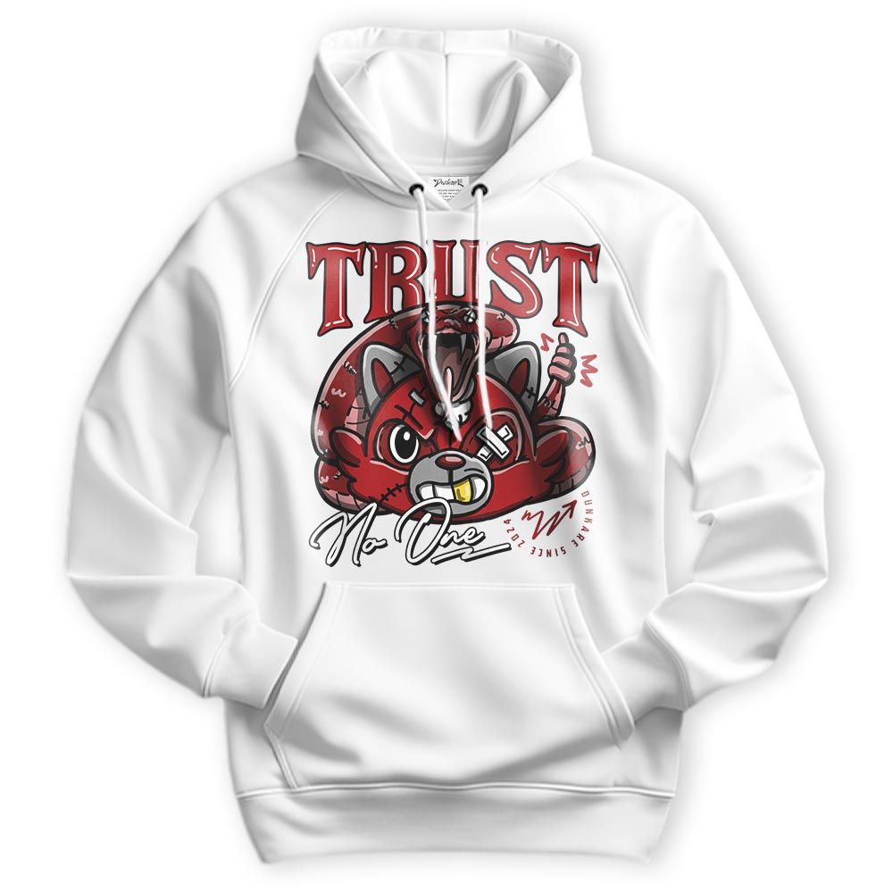Sweatshirt To Match Red Taxi 12s Hoodie - Trust No Raccoon Hoodie Unisex 1805 DNY