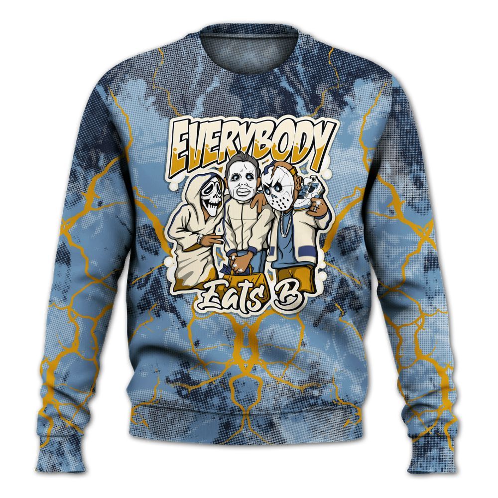 Sweatshirt To Match High OG First In Flight 1s - Everybody Eatin B Graphic Halloween All Over Print