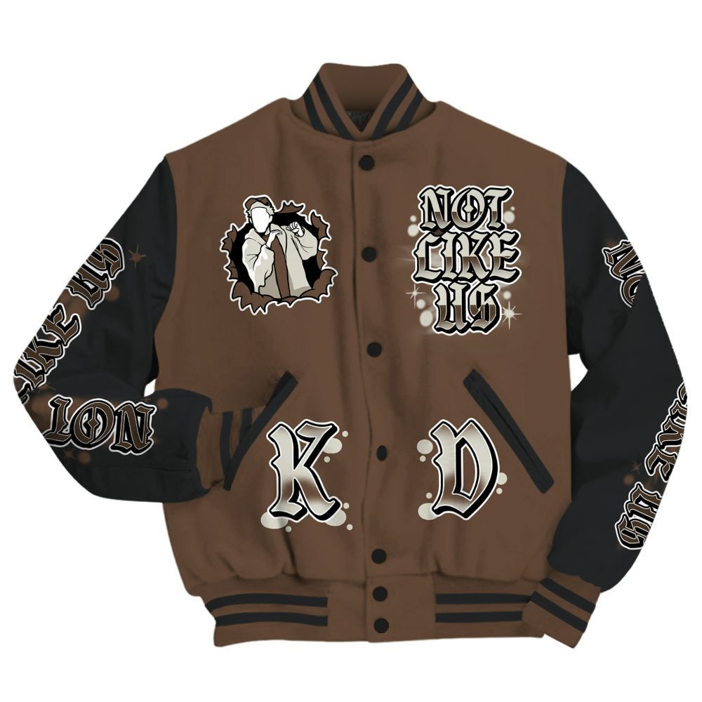 Varsity Jacket To Match Palomino 1s - None Like Us Graphic All Over Print