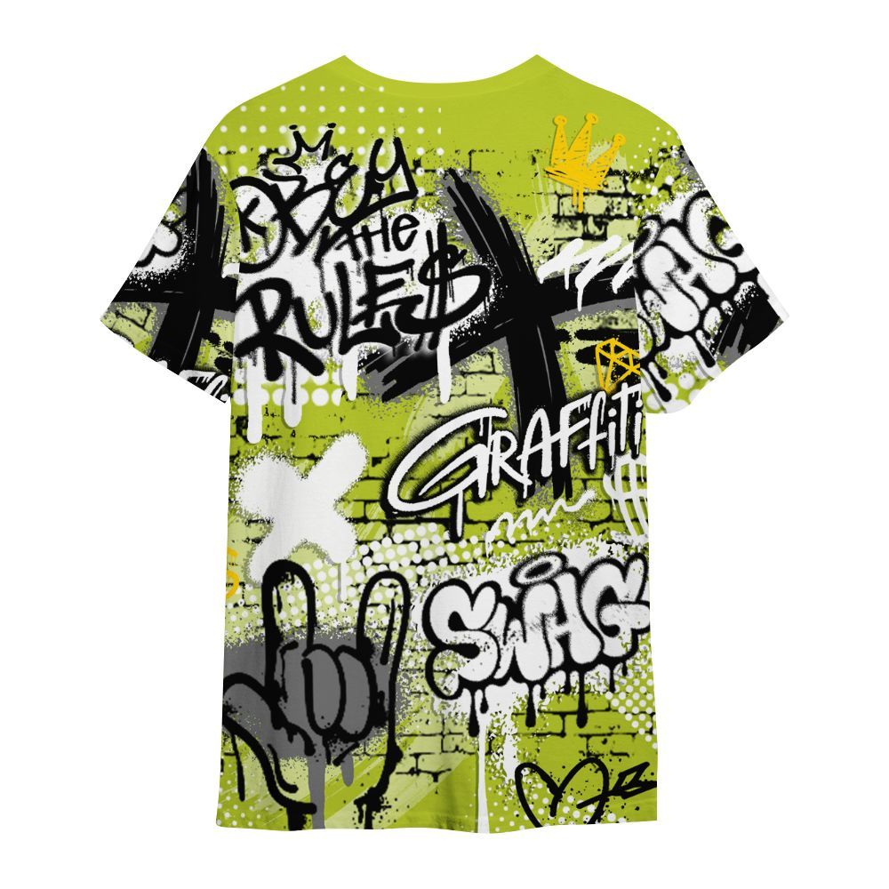 Shirt To Match Bright Cactus 13s - True It Real Graffiti Streetwear All Over Print