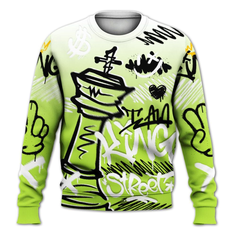 Sweatshirt To Match Air Force 1 Low Dance Volt - Street King Chess Streetwear All Over Print