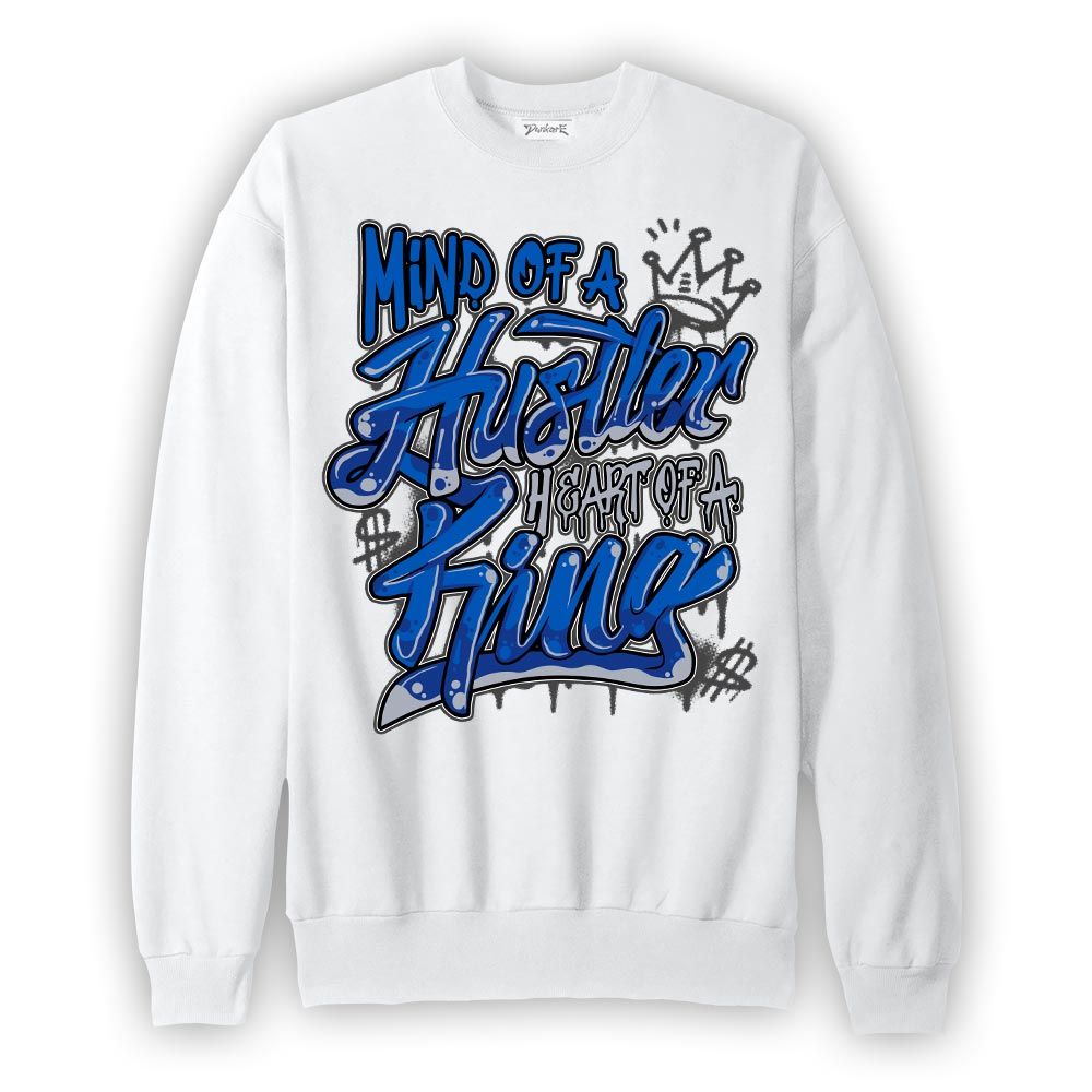 Sweatshirt To match Air Foamposite One Royal Sweatshirt - Mind Of Hustlers Heart King Graphic Graphic