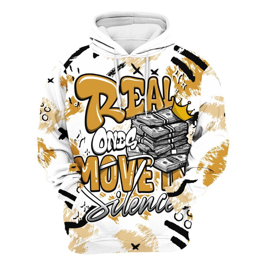 Hoodie To Match Dunk Low Wheat Pale Ivory - Real Ones Move In Streetwear All Over Print
