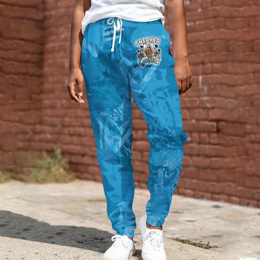 Sweatpant To Match Powder Blue 9s - Sneakerz Girlz All Over Print