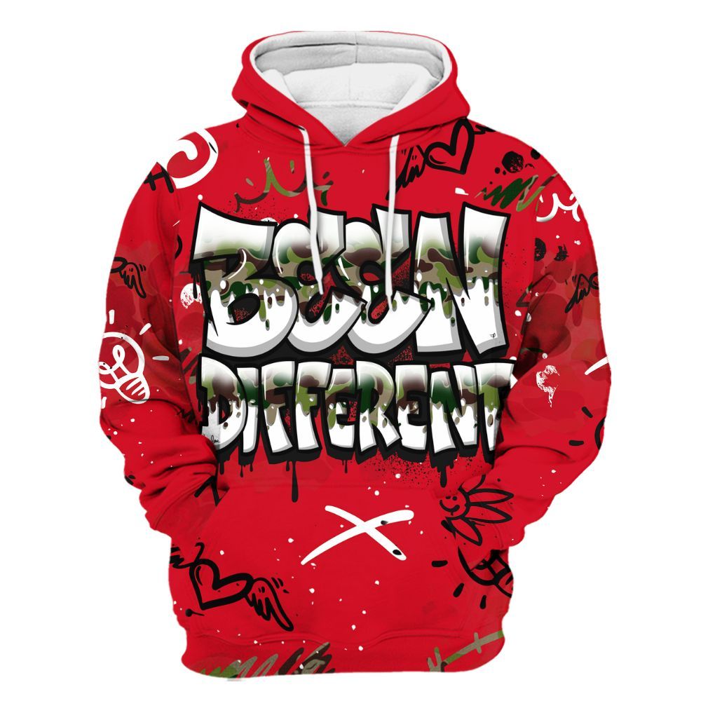 Hoodie To Match Air Max 90 Duck Camo Red - Drip Been Di2ferent All Over Print