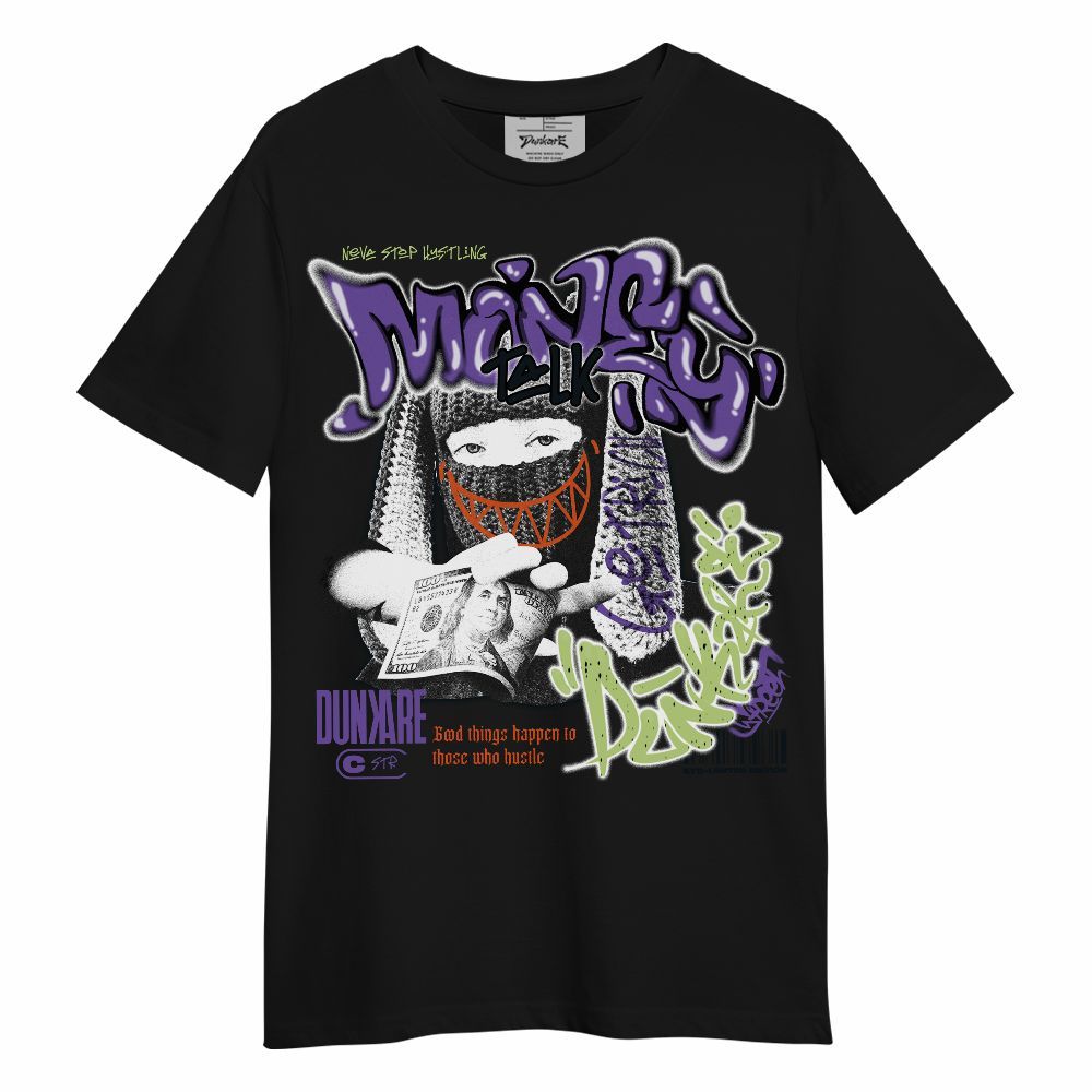 Shirt To Match Canyon Purple 4s - Money Talk Rap Unisex Shirt