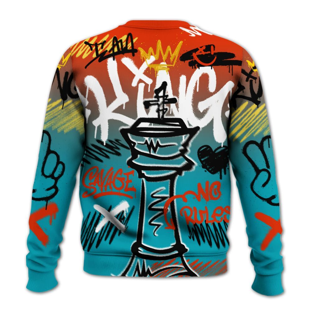 Sweatshirt To Match Dunk Low KD 17 N7 - Street King Chess Streetwear All Over Print