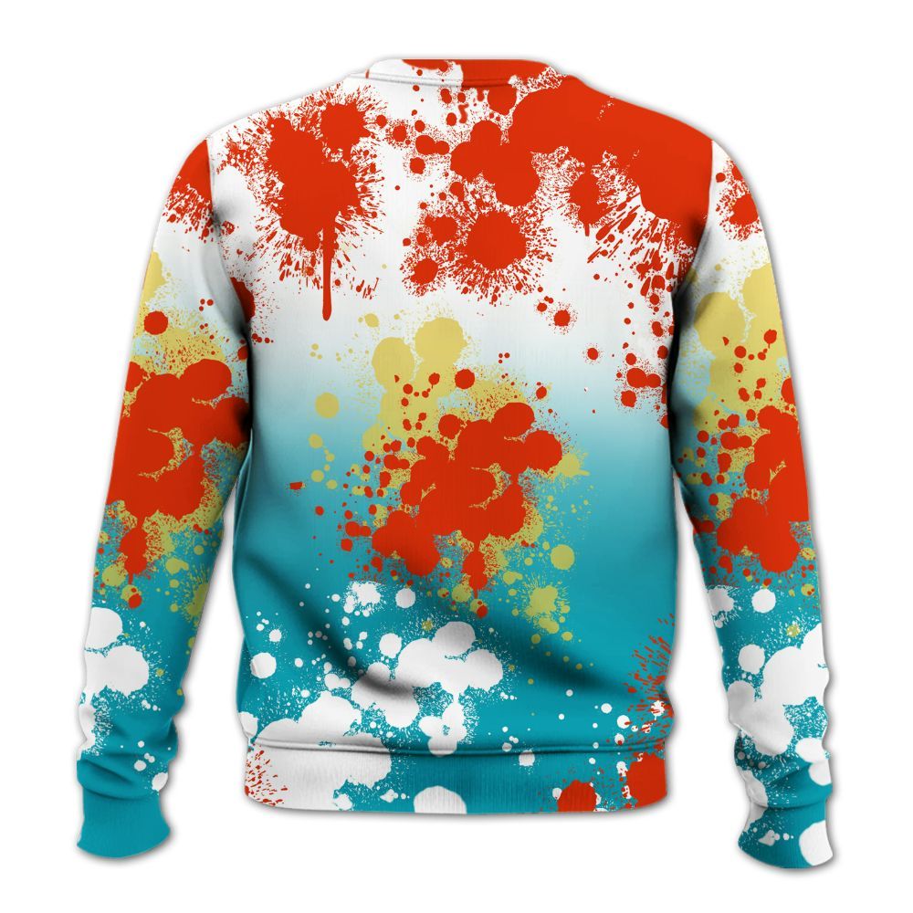Sweatshirt To Match Dunk Low KD 17 N7 - God Blessed Ink Drip All Over Print