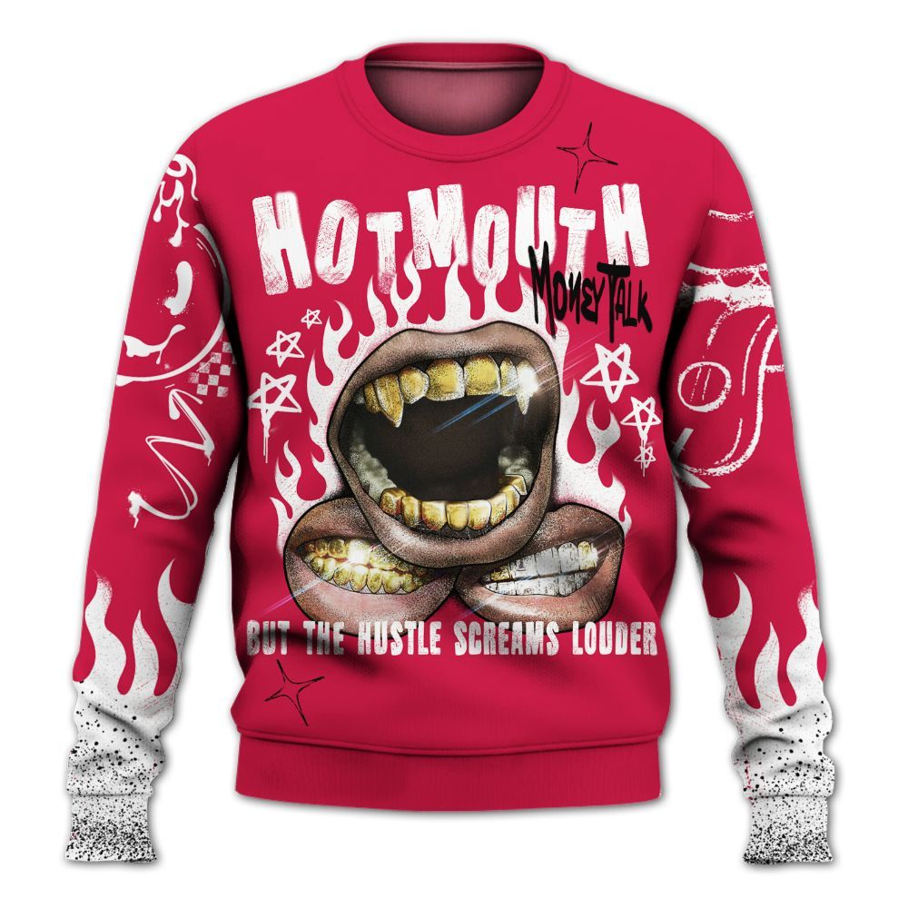 Sweatshirt To Match Black Toe 14s - Mouth Burning Street Style All Over Print