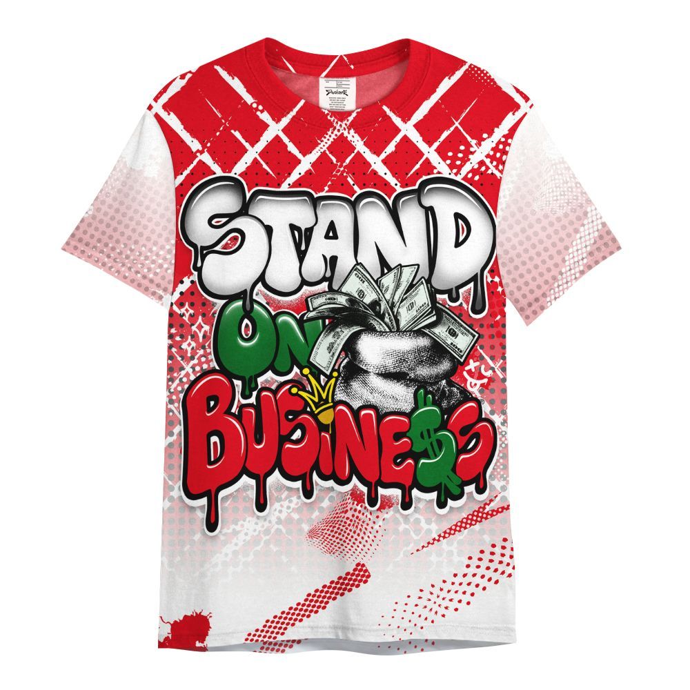 Shirt To Match Chicago 13s - Halftone Stand Business Dripping All Over Print
