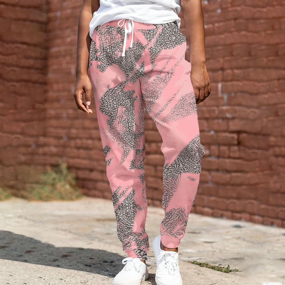 Sweatpant To Match Retro Wings 3s - Abstract Halftone Graphic All Over Print